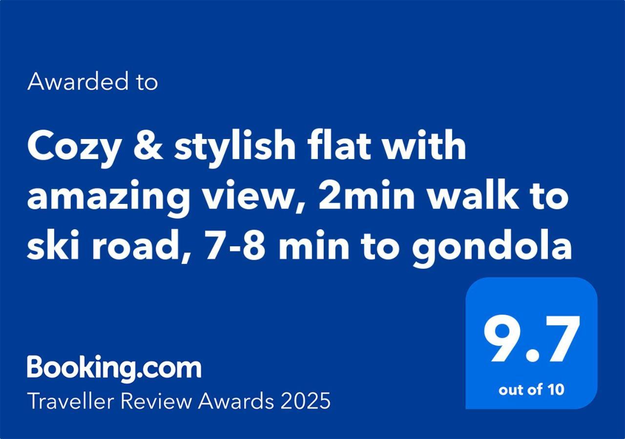 Cozy & Stylish Flat With Amazing View, 2Min Walk To Ski Road, 7-8 Min To Gondola Bansko Exterior photo